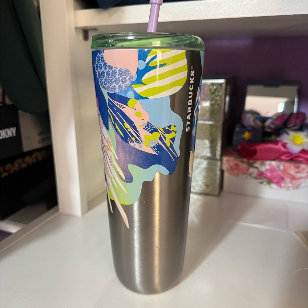 Starbucks Canna Lily Butterfly Hot & Cold Cup